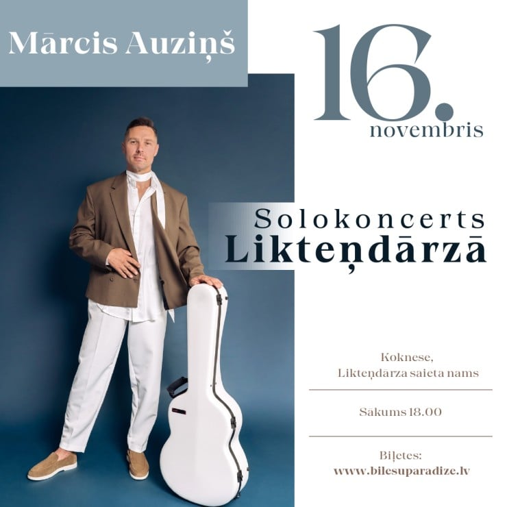 Izrādes "MĀRCIS AUZIŅŠ | Solokoncerts Likteņdārzā" attels