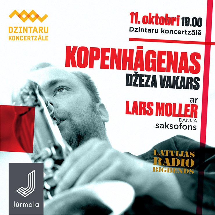 Izrādes "Kopenhāgenas džeza vakars ar Lars Moller (saksofons)" attels