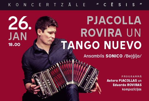 Izrādes "PJACOLLA, ROVIRA UN TANGO NUEVO" attels