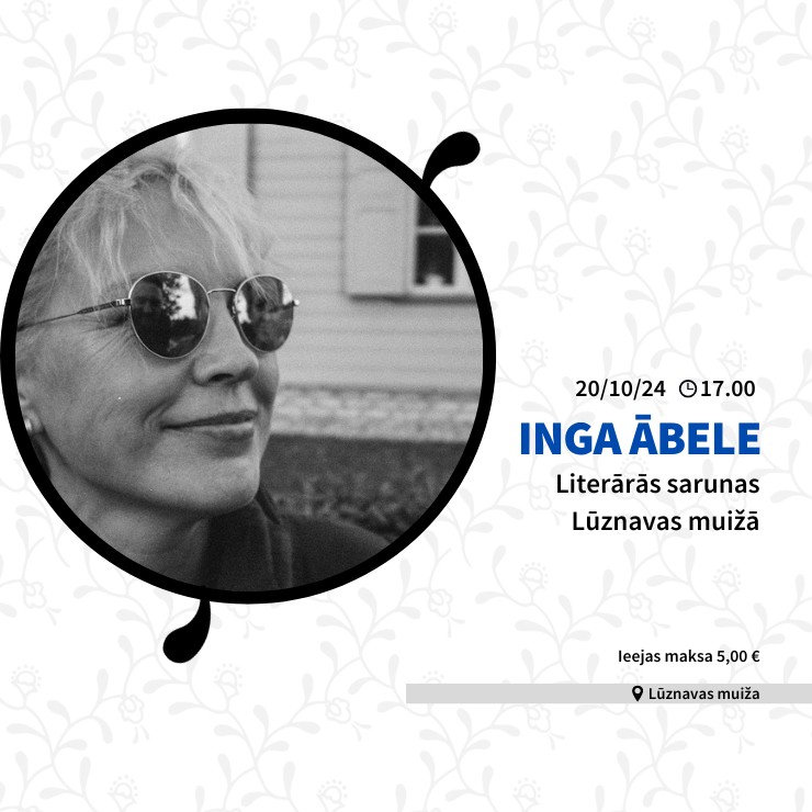 Изображение спектакля "INGA ĀBELE Literārās sarunas"