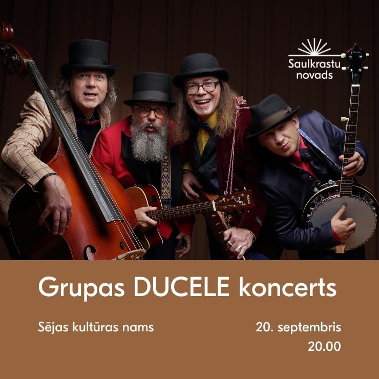 Izrādes "Koncerts ar grupu DUCELE" attels