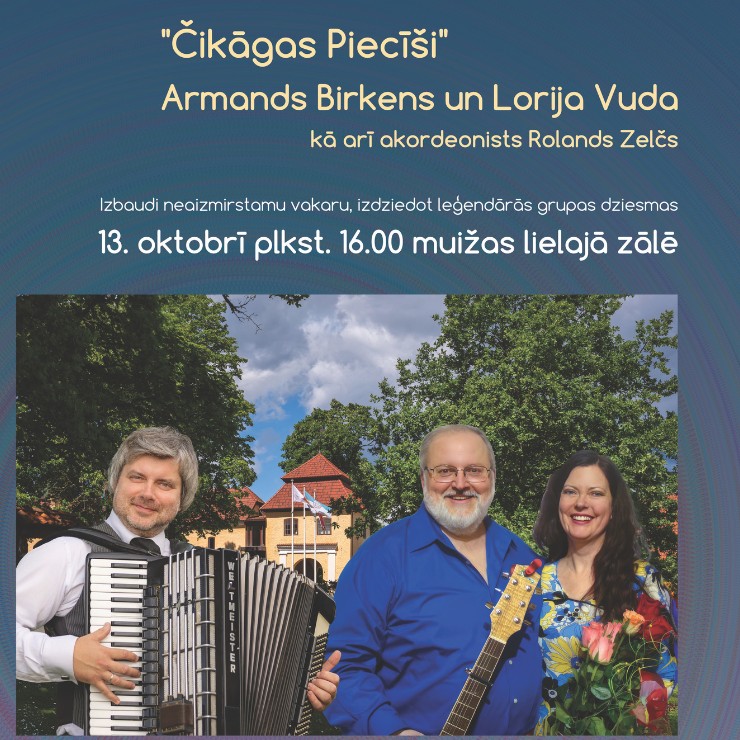 Izrādes "ČIKĀGAS PIECĪŠI | Armands Birkens, Lorija Vuda, Rolands Zelčs" attels