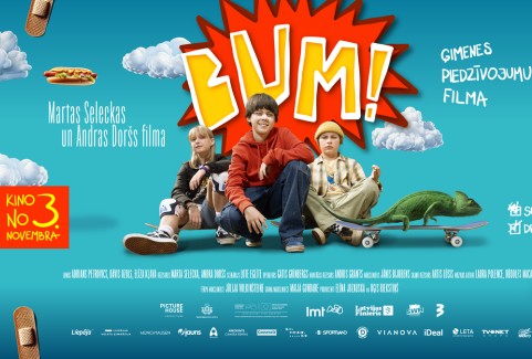Izrādes "Bērnu filmu rīts | Ģimenes filma BUM!" attels