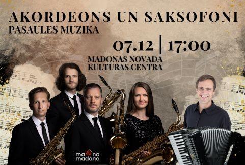 Izrādes "Koncerts "Akordeons un saksofoni pasaules mūzikā"" attels