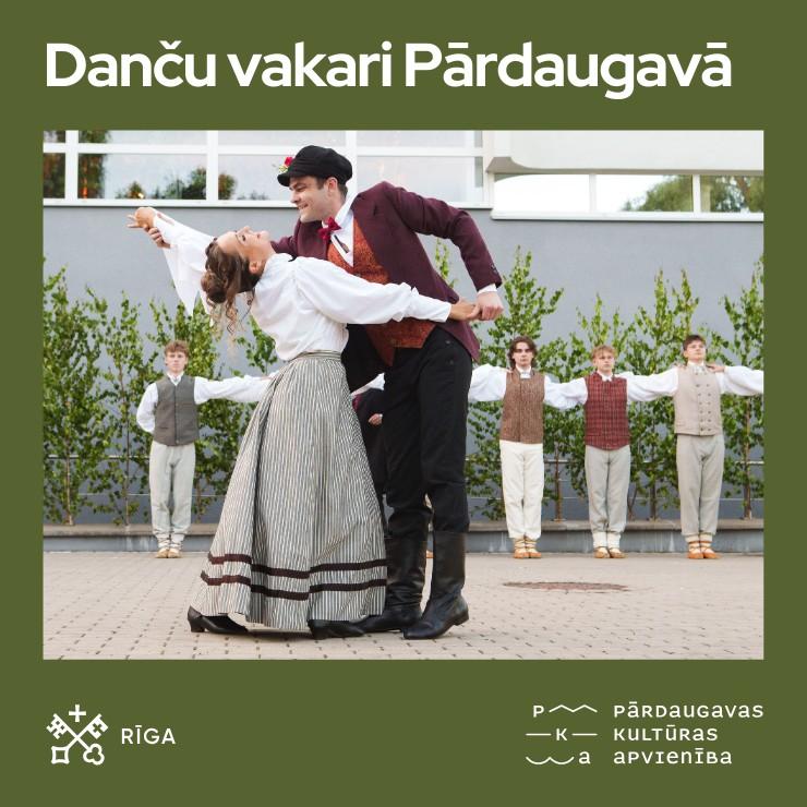 Izrādes "Danču vakari Pārdaugavā" attels