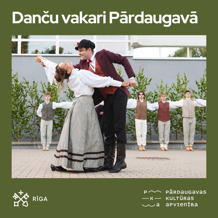 Izrādes "Danču vakari Pārdaugavā" attels