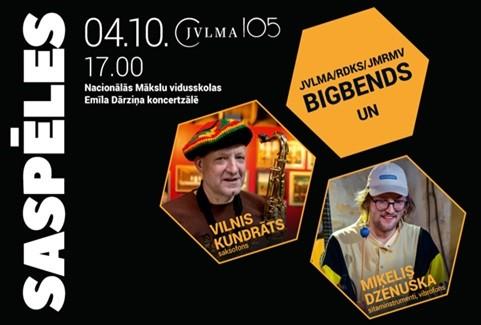 Izrādes "JVLMA, RDKS un JMRMV Bigbenda koncerts" attels