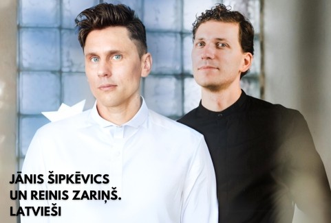 Izrādes "Jānis Šipkēvics un Reinis Zariņš. Latvieši." attels