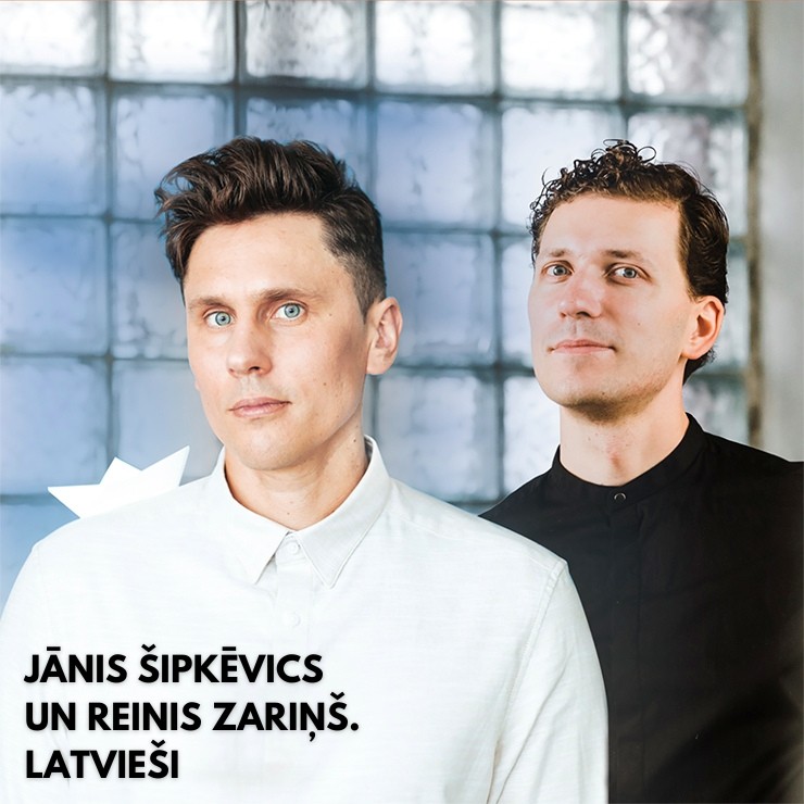 Izrādes "Jānis Šipkēvics un Reinis Zariņš. Latvieši." attels