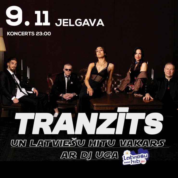 Izrādes "Grupas Tranzīts koncerts un latviešu hitu vakars ar DJ UGA" attels