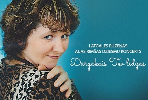 Изображение спектакля "Aijas Rimšas dziesmu koncerts DĀRGĀKAIS TEV LĪDZĀS"
