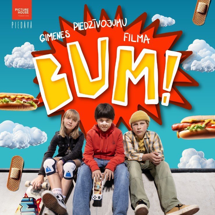 Izrādes "Ģimenes filma BUM!" attels