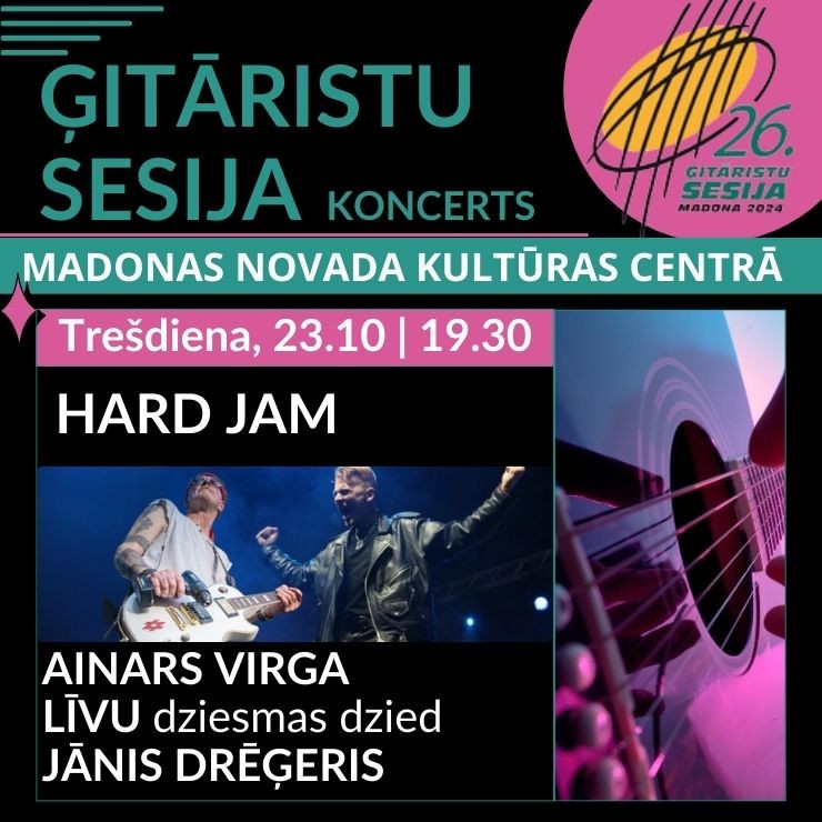 Izrādes "Ģitāristu sesijas koncerts HARD JAM" attels