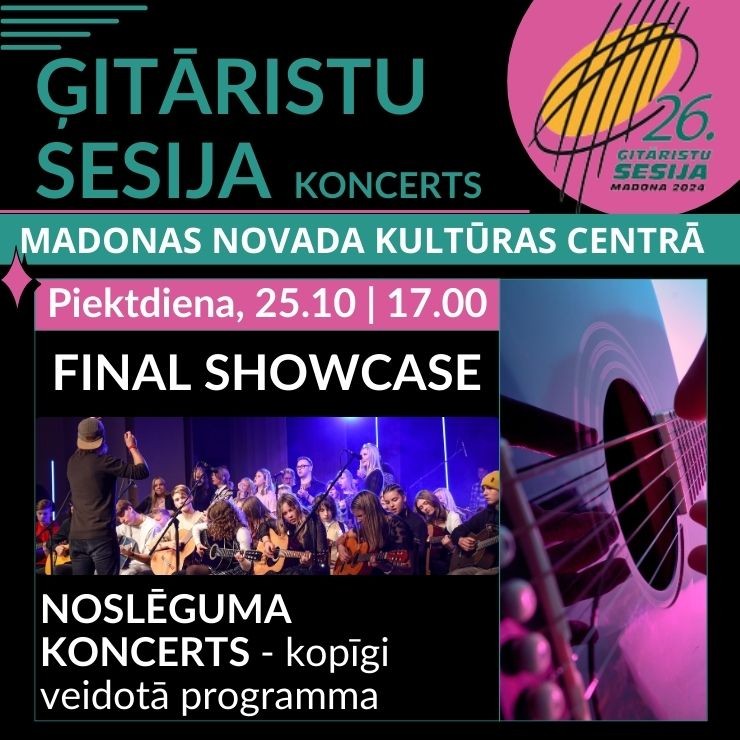 Izrādes "Ģitāristu sesijas koncerts FINAL SHOWCASE" attels