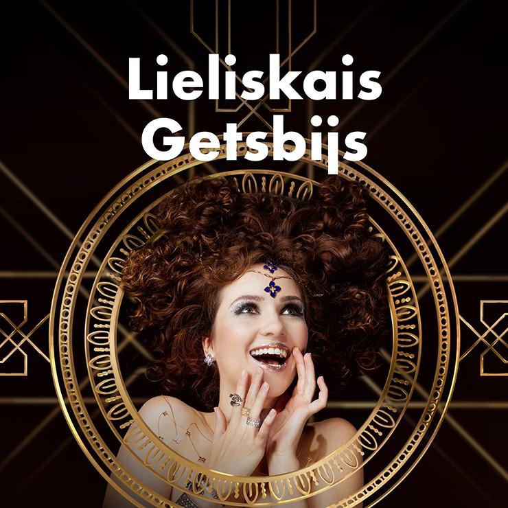 Изображение спектакля "Lieliskais Getsbijs"