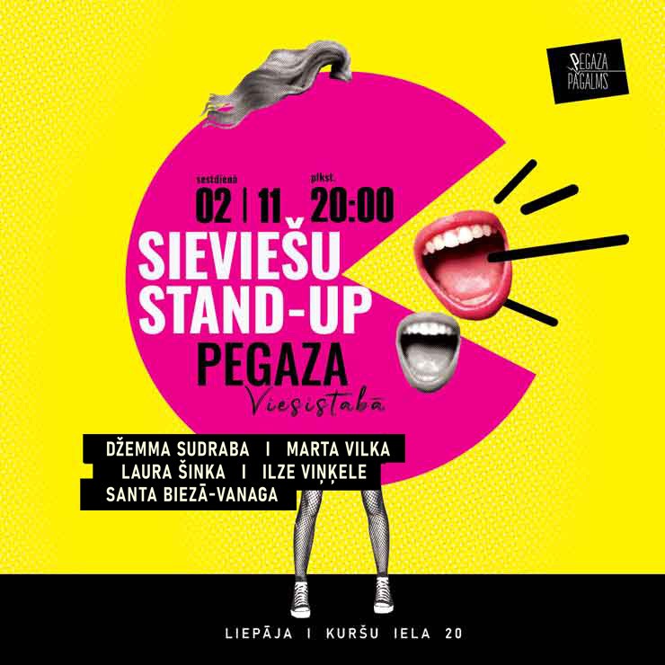 Izrādes "Sieviešu stendaps" attels