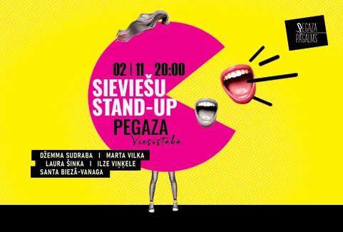 Izrādes "Sieviešu stendaps" attels