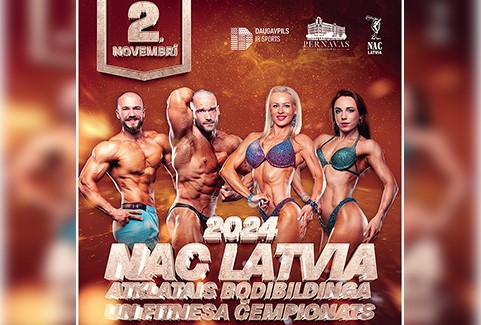 Изображение спектакля "2024 NAC Latvia Atklātais Bodibildinga un Fitnesa Čempionāts"