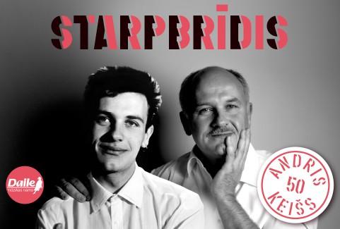 Izrādes "STARPBRĪDIS | Andris Keišs 50" attels
