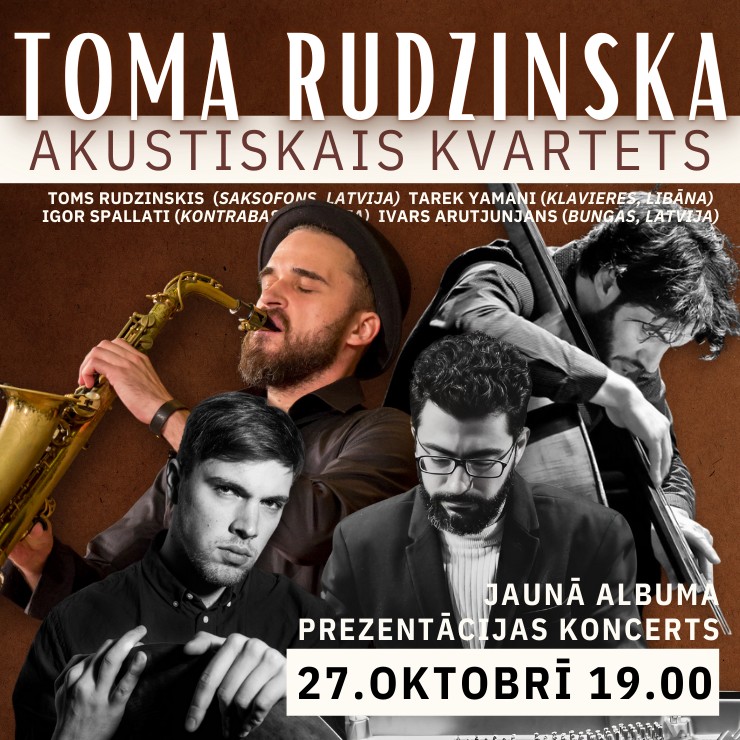 Izrādes "Toma Rudzinska akustiskā kvarteta koncerts" attels