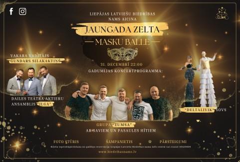 Izrādes "JAUNGADA ZELTA MASKU BALLE" attels
