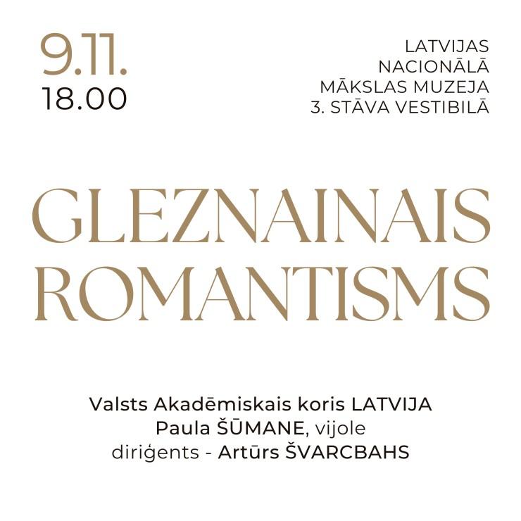 Izrādes "GLEZNAINAIS ROMANTISMS | Koris LATVIJA, Paula ŠŪMANE, Artūrs ŠVARCBAHS" attels