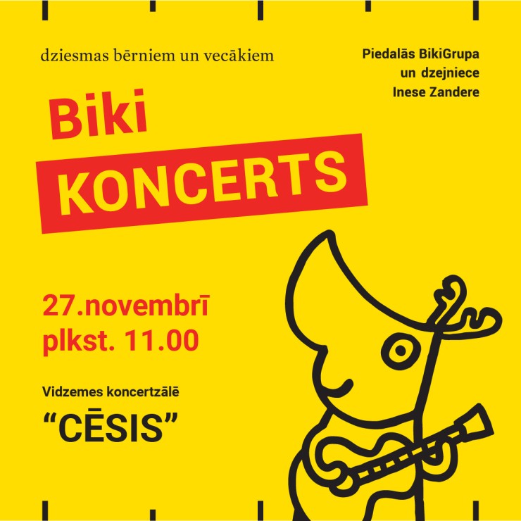 Izrādes "BikiKONCERTS" attels