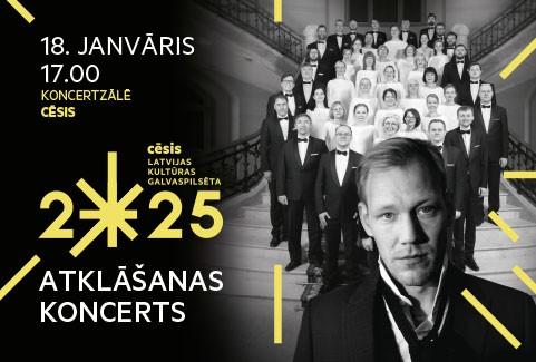 Izrādes "“CĒSIS — LATVIJAS KULTŪRAS GALVASPILSĒTA 2025”
ATKLĀŠANAS KONCERTS" attels