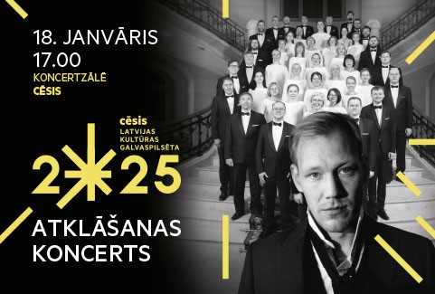 Izrādes "“CĒSIS — LATVIJAS KULTŪRAS GALVASPILSĒTA 2025”
ATKLĀŠANAS KONCERTS" attels