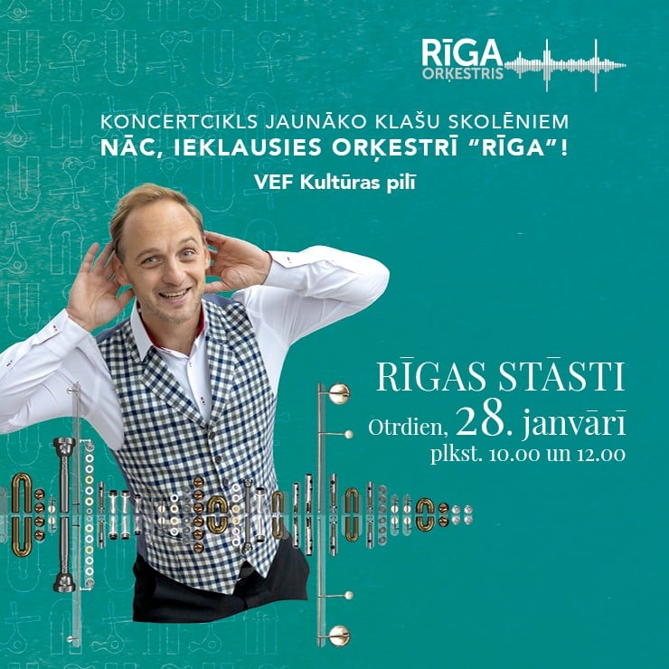 Изображение спектакля "RĪGAS STĀSTI. “Nāc, ieklausies Orķestrī RĪGA” ar Daumantu Kalniņu"
