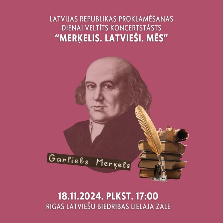 Izrādes "Koncertstāsts "Merķelis. Latvieši. Mēs"" attels