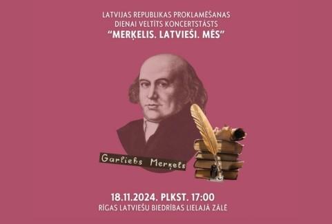 Izrādes "Koncertstāsts "Merķelis. Latvieši. Mēs"" attels