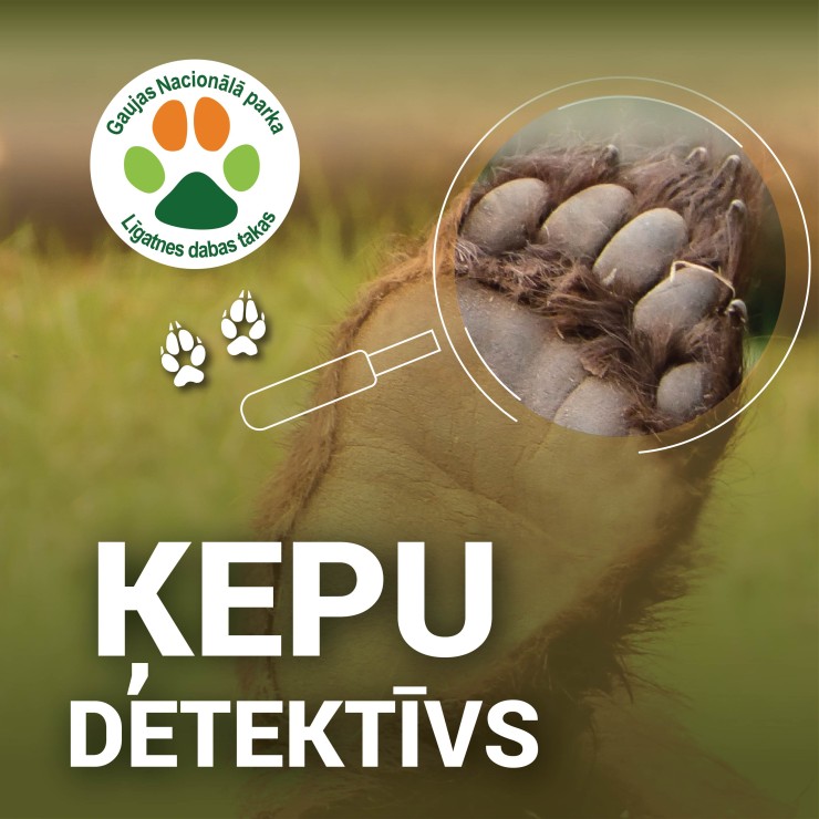 Izrādes "Ķepu detektīvs" attels