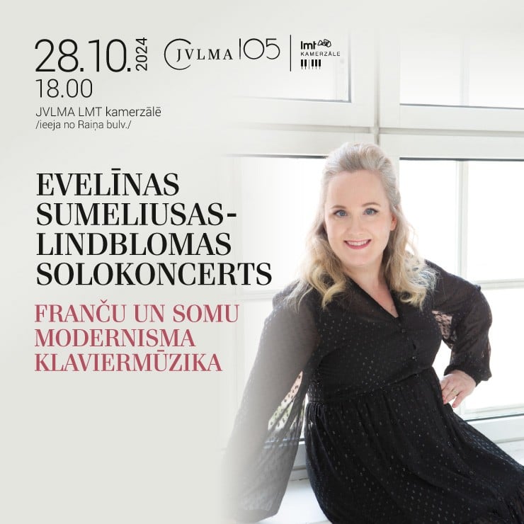 Izrādes "Eveliina Sumelius-Lindblom solokoncerts. Franču un somu modernisma klaviermūzika" attels