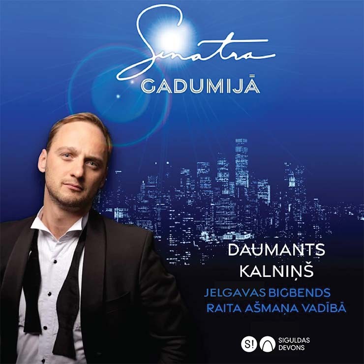 Izrādes "SINATRA GADUMIJĀ / DAUMANTS KALNIŅŠ" attels