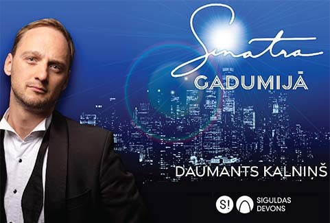 Izrādes "SINATRA GADUMIJĀ / DAUMANTS KALNIŅŠ" attels