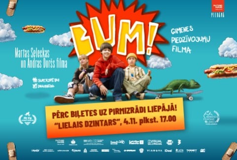 Izrādes "Ģimenes piedzīvojumu filma BUM!" attels
