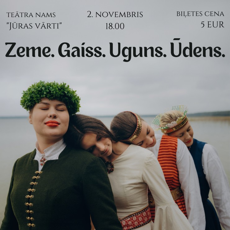 Izrādes "Zeme. Gaiss. Uguns. Ūdens. | Jauniešu deju kolektīvs “Strautuguns”" attels