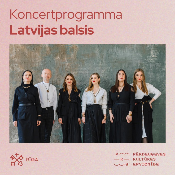 Izrādes "Koncertprogramma “Latvijas balsis” Vokālā grupa “Latvian Voices”" attels