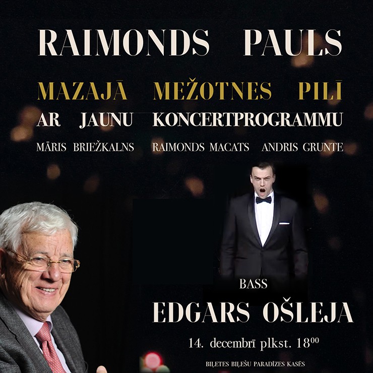 Izrādes "Edgars Ošleja dzied maestro Raimonda Paula dziesmas" attels