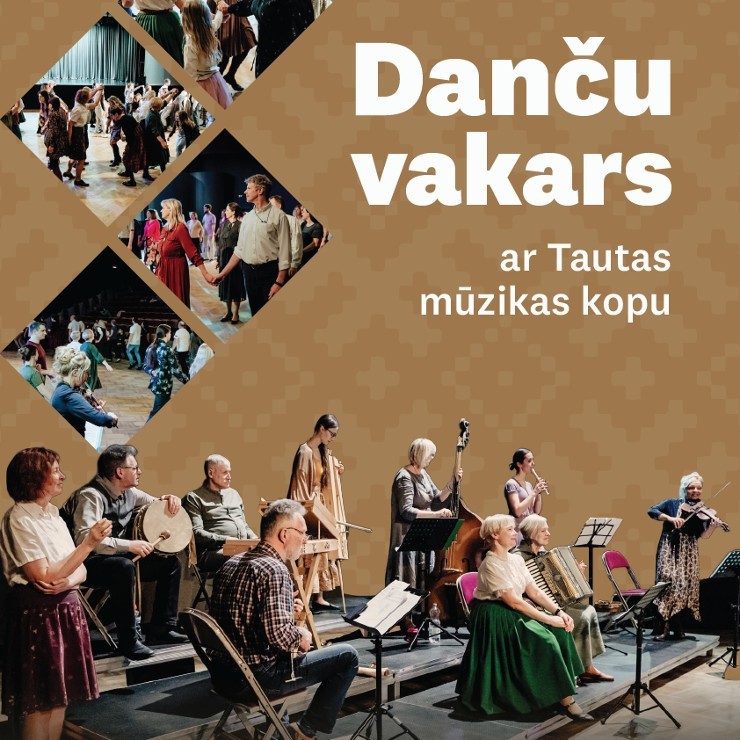 Izrādes "Danču vakars ar Tautas mūzikas kopu" attels