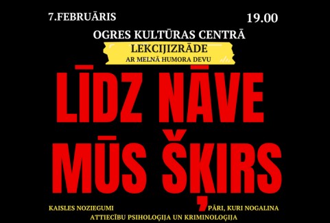 Izrādes "PRĀTA TUMŠĀ PUSE | LĪDZ NĀVE MŪS ŠĶIRS. Rūtas Treijas izklaidējoši informatīva kriminālā stāvizrāde" attels