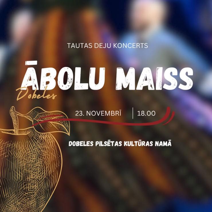 Izrādes "Tautas deju koncerts | Dobeles ābolu maiss" attels