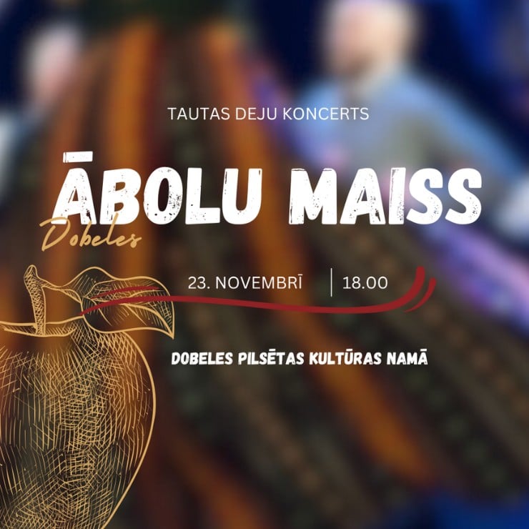 Izrādes "Tautas deju koncerts | Dobeles ābolu maiss" attels