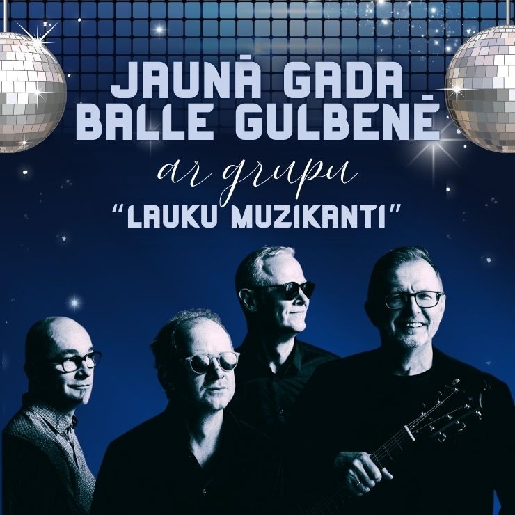 Izrādes "JAUNĀ GADA BALLE GULBENĒ ar grupu LAUKU MUZIKANTI" attels