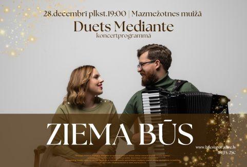 Izrādes "Duets MEDIANTE | Ziemassvētku koncerts “ZIEMA BŪS”" attels