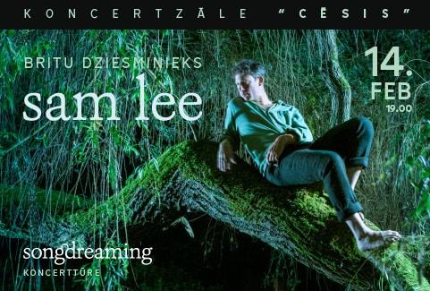 Izrādes "Britu dziesminieks SAM LEE" attels