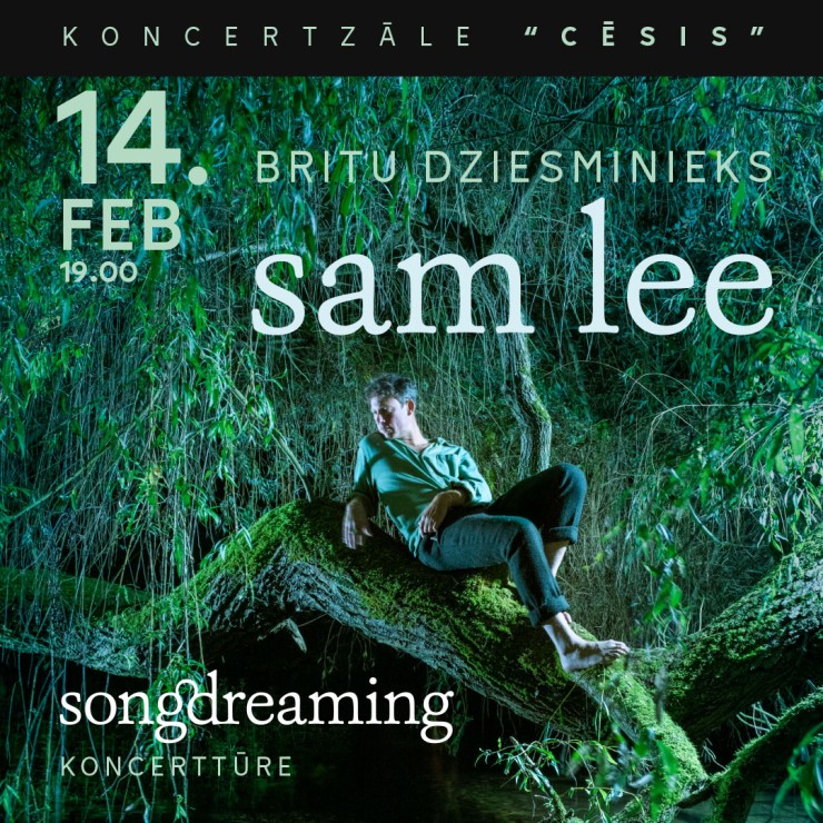 Izrādes "Britu dziesminieks SAM LEE" attels