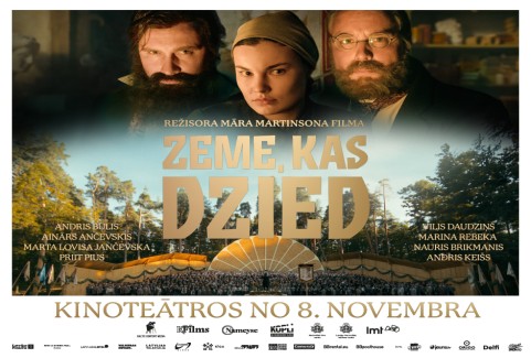 Izrādes "Vēsturiska drāma ZEME, KAS DZIED" attels