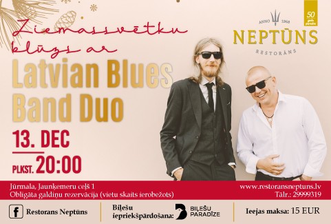 Image of the event "Ziemassvētku blūzs ar LATVIAN BLUES BAND DUO"